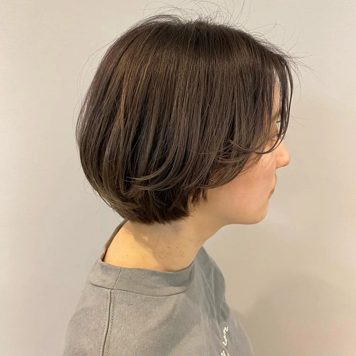 ショート ショートヘア 透明感カラー✨ 酸性ストレート特化のヘアスタイル
