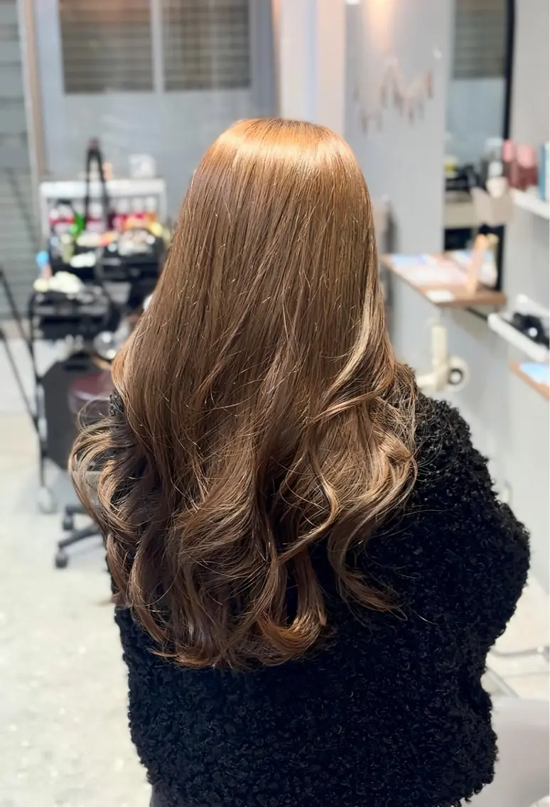 ロング カット ヘアカラー トリートメント ☁️横山 翔🫧のヘアスタイル