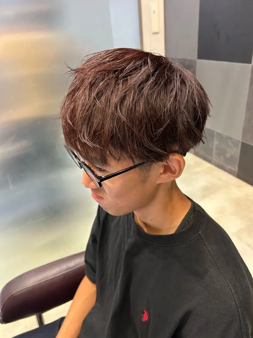 🔥垢抜けたい方におすすめ🔥  メンズカット＋トレンドカラーの写真