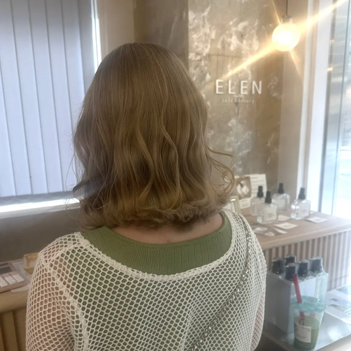 ミディアム カラー ヘアカラー nanami ￤髪質改善￤ブリーチのヘアスタイル