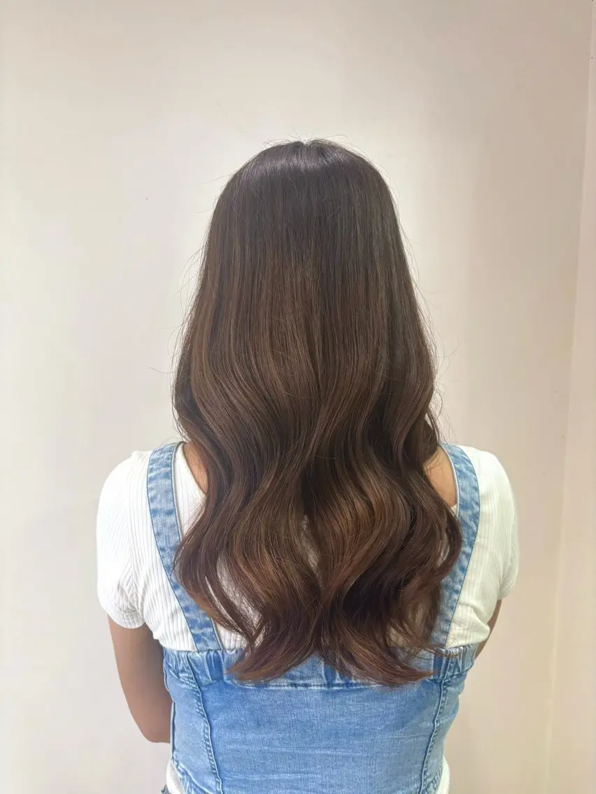 ロング カラー うる艶カラー/ 髪質改善/まい🪐‪のヘアスタイル