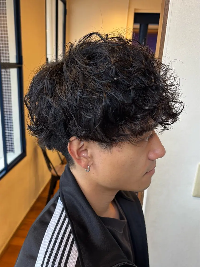 【メンズ限定初回来店のみ】カット＋パーマ＋トリートメントの写真
