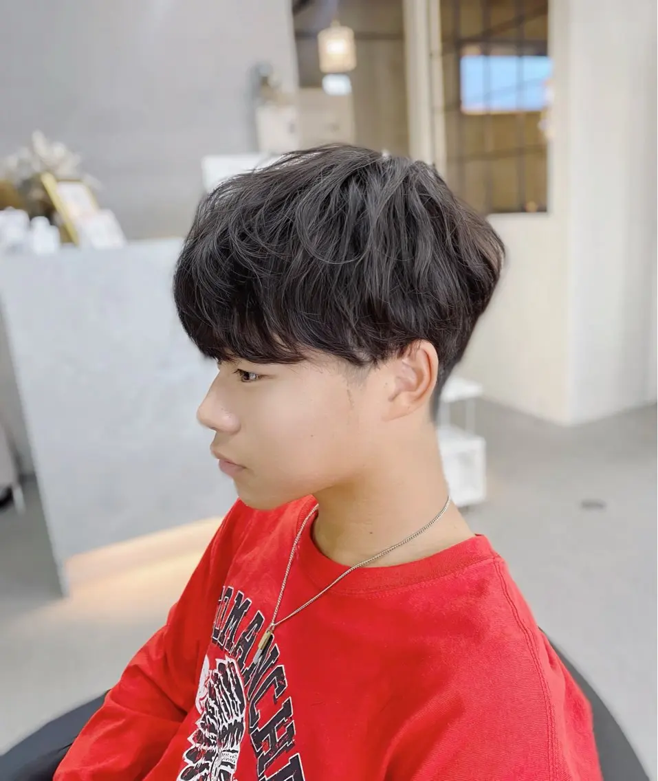 パーマ メンズ マッシュ メンズパーマ XELM高崎 🤍Kyokaのヘアスタイル