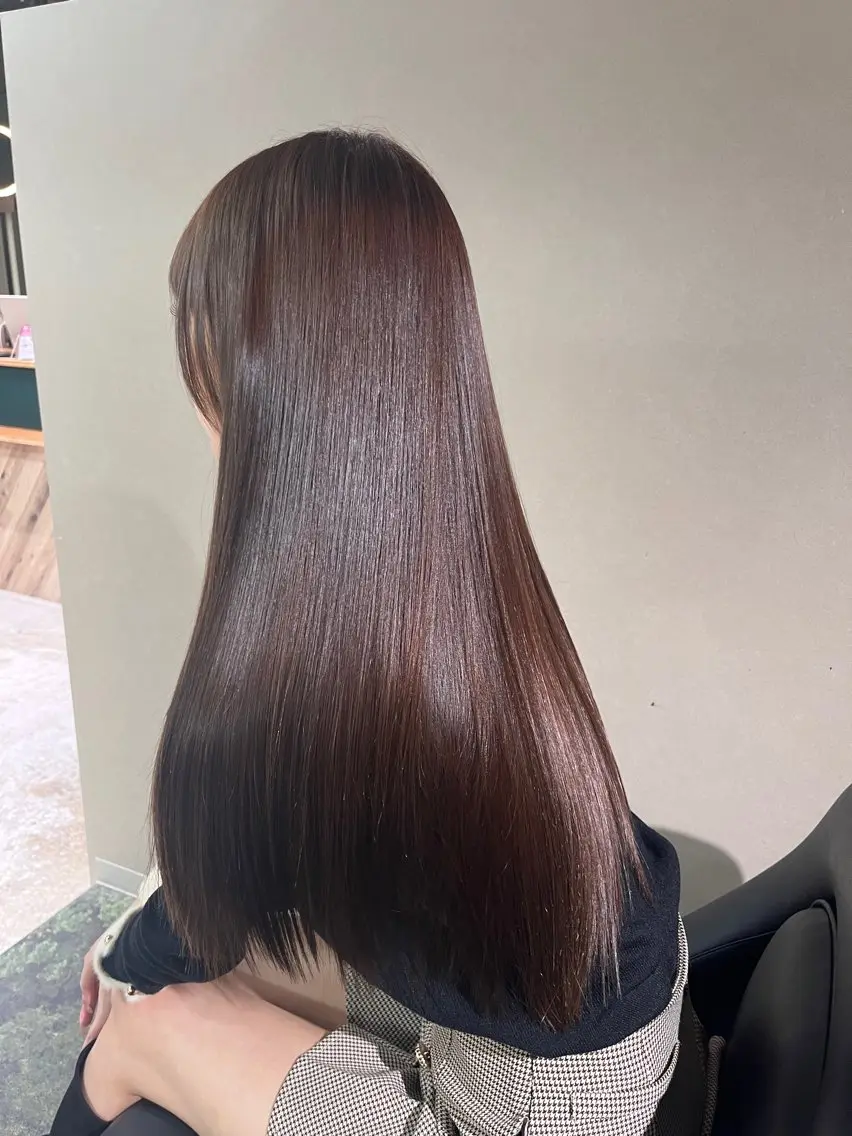 ロング 💖艶ハイトーン髪質 改善💖ケンシンのヘアスタイル