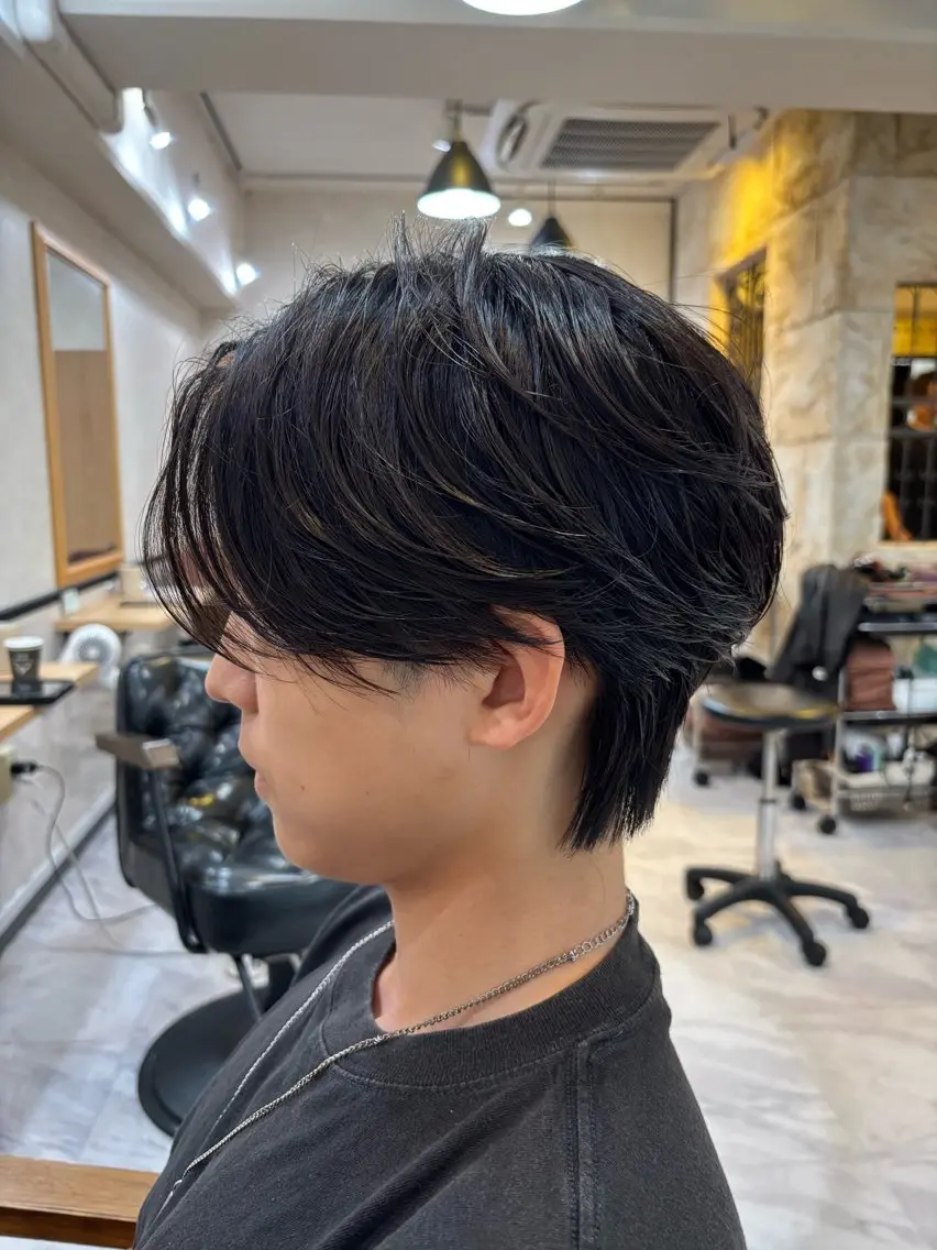 ショート パーマ メンズ メンズ特化😎パーマ メッシュ/KAITOのヘアスタイル