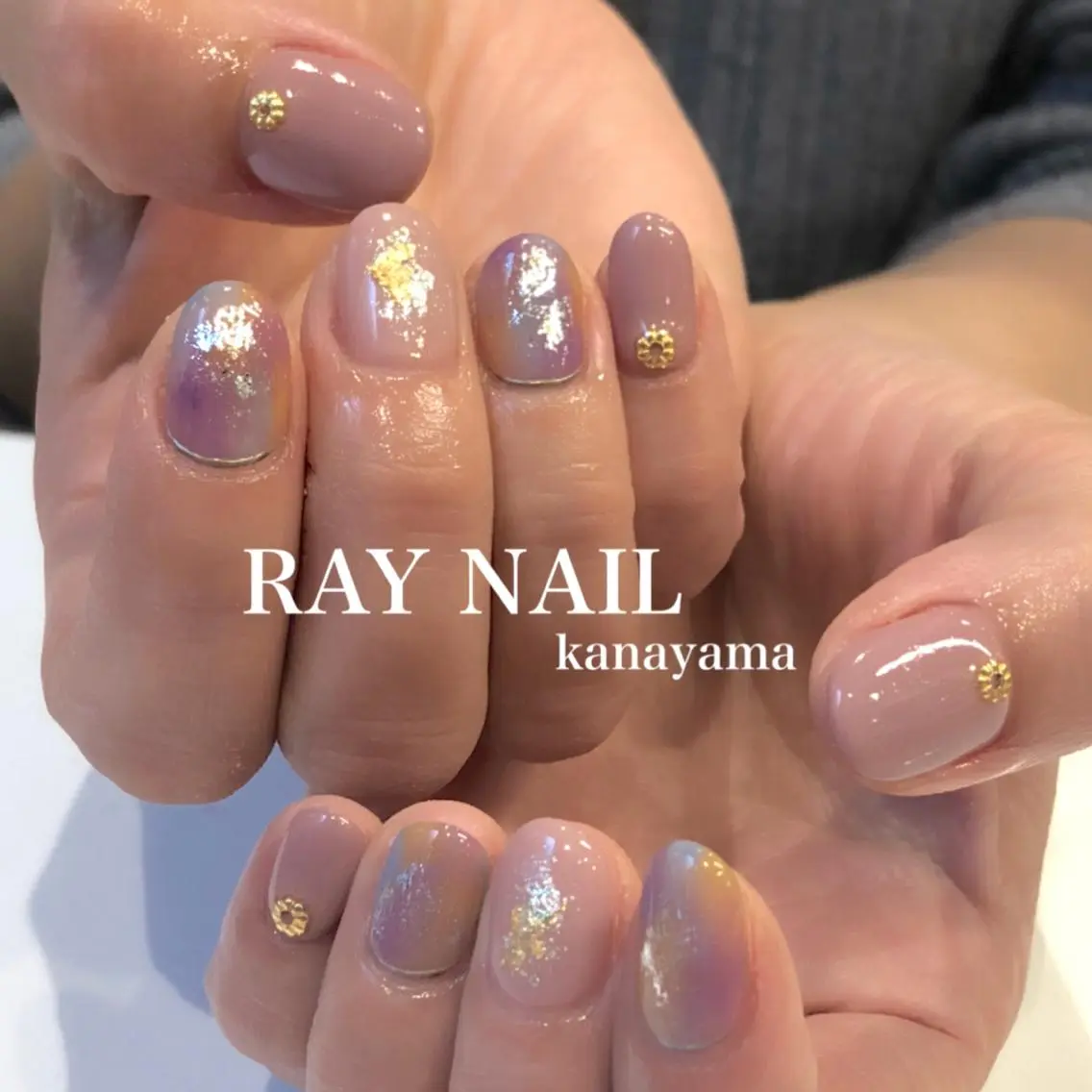 ネイル ニュアンスネイル Arowa 伊田のネイルデザイン