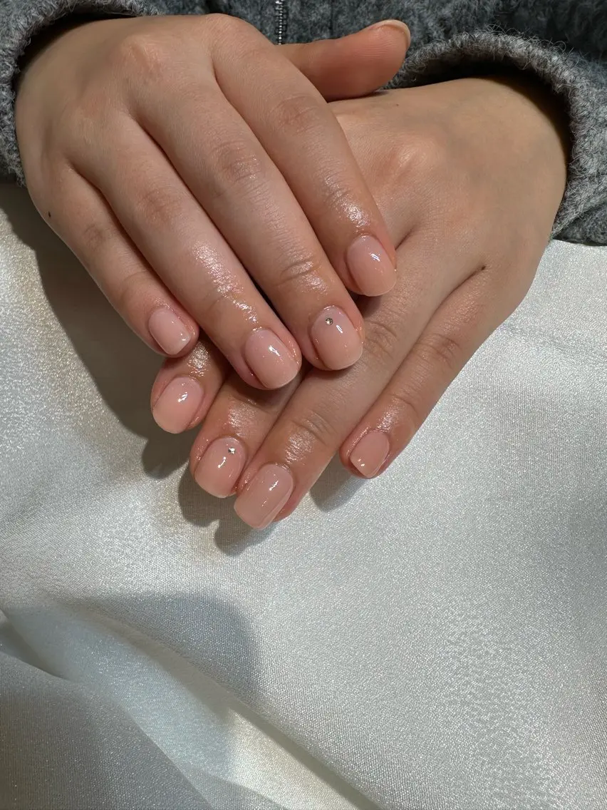 ネイル ストーンネイル ハンドネイル unopulir Kahoのネイルデザイン