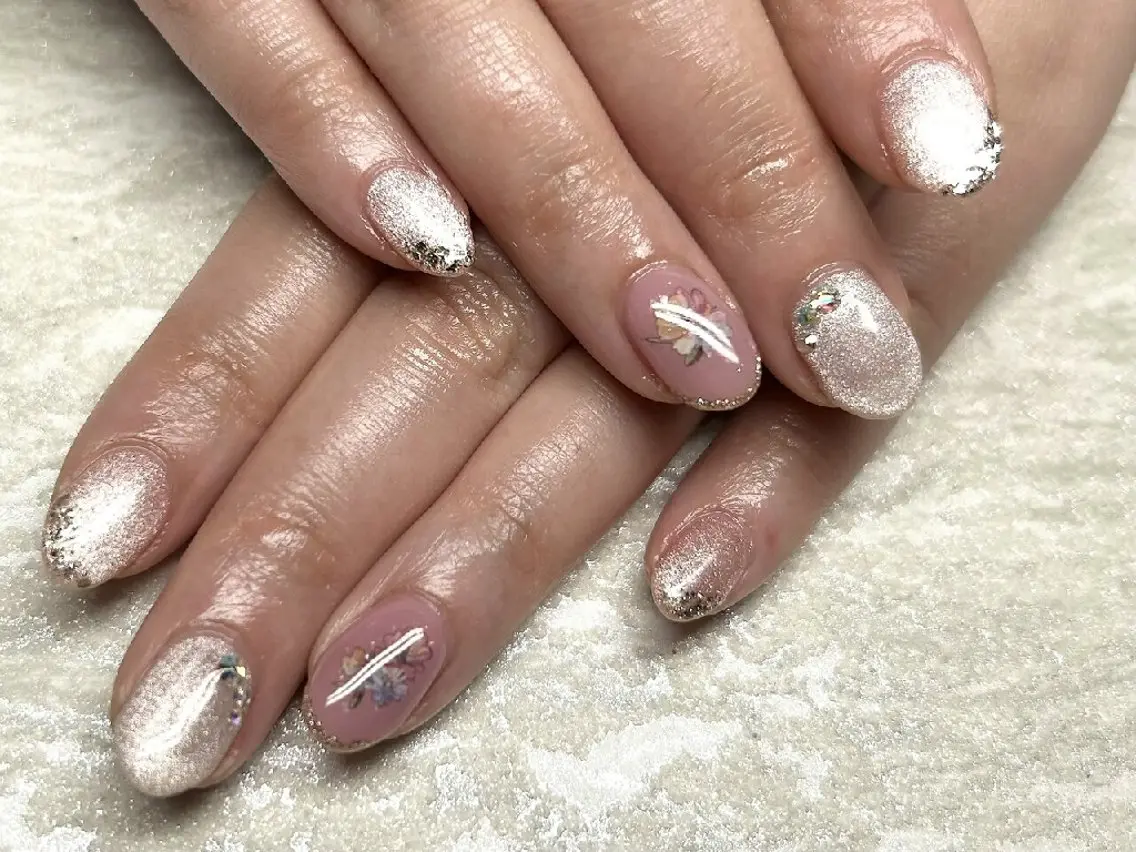 ネイル アートネイル 入学式 卒業式 韓国ネイル 持ち込み JULIE NAILのネイルデザイン