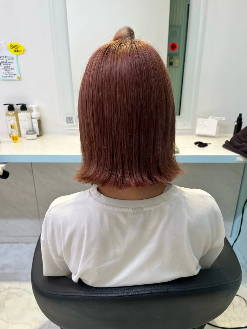 ショート カラー ヘアアレンジ 愛されカラー🩷 はるなのヘアスタイル