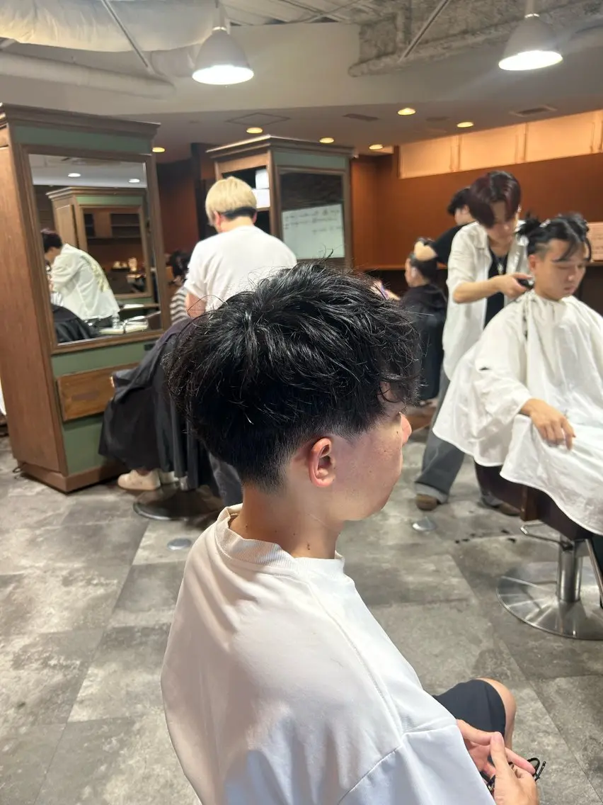 ミディアム メンズ 衛藤 星芭／カット無料天神のヘアスタイル