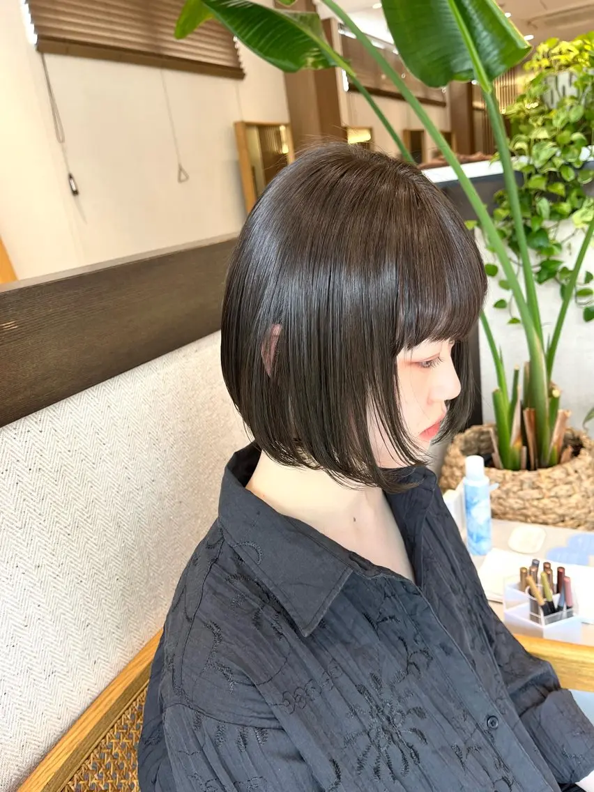 ショート ボブ カット 和田 琉々香のヘアスタイル