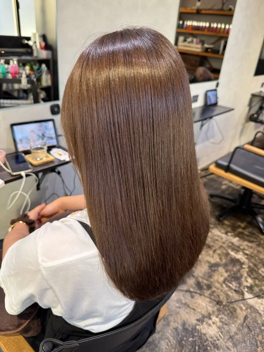カラー 透明感カラー ヘアカラー 🫧透明感カラー🫧 みおんのヘアスタイル