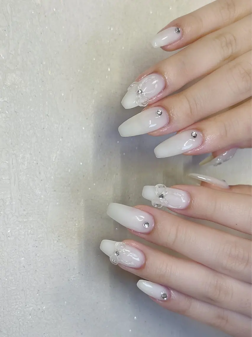 ネイル 持ち込み リボン Minami Nailのネイルデザイン
