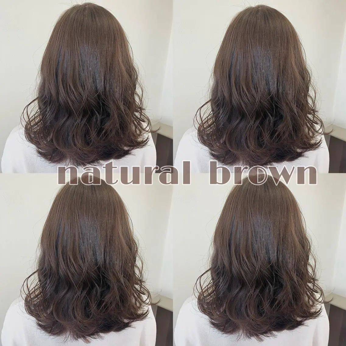 カラー 小澤 志穂のヘアスタイル