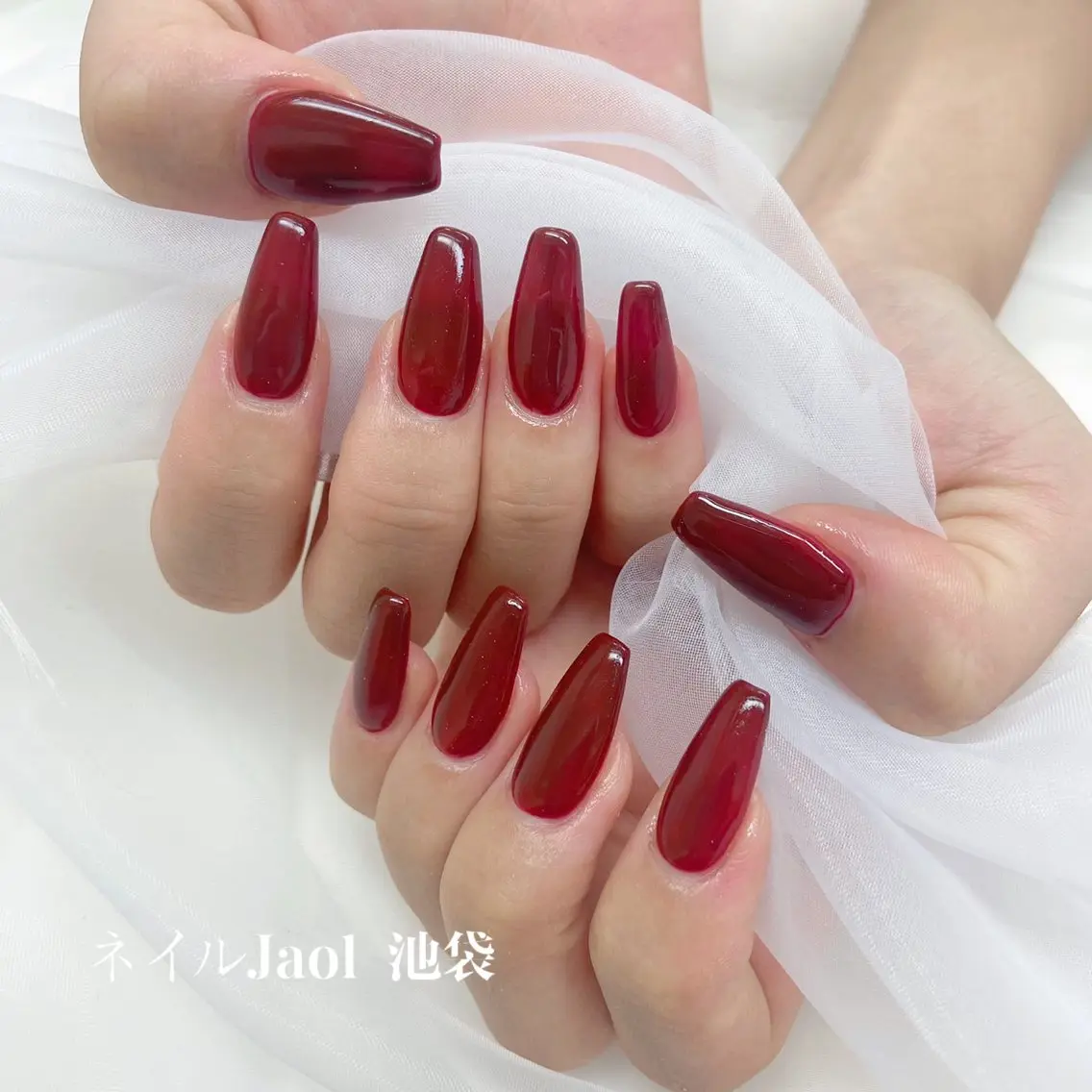 ロング ネイルJaol 池袋のネイルデザイン