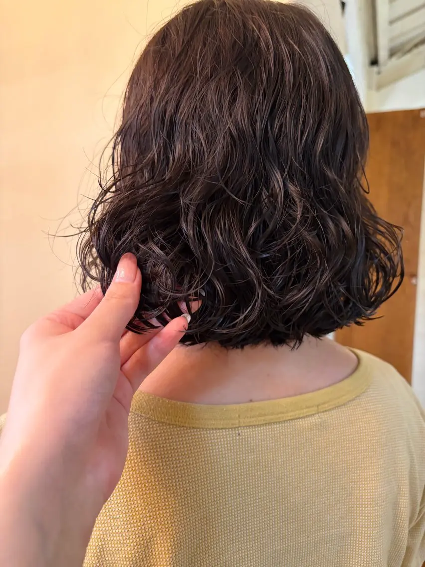 【レディースパーマ】　カット➕パーマ🌀少し変化が欲しい方におすすめ！似合うパーマご提案します♪の写真
