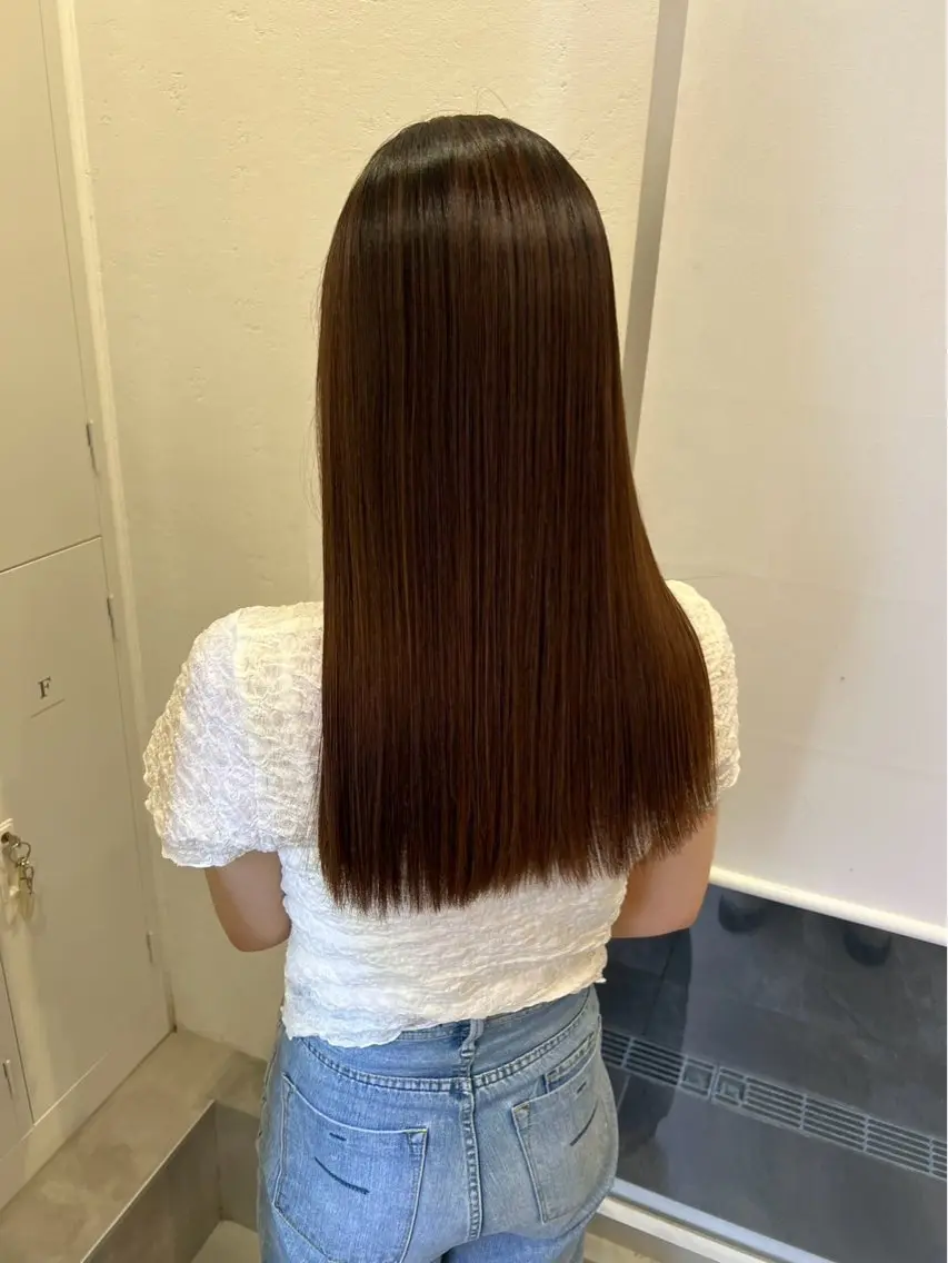 ロング tre.甲子園口店/ レイヤーカットのヘアスタイル