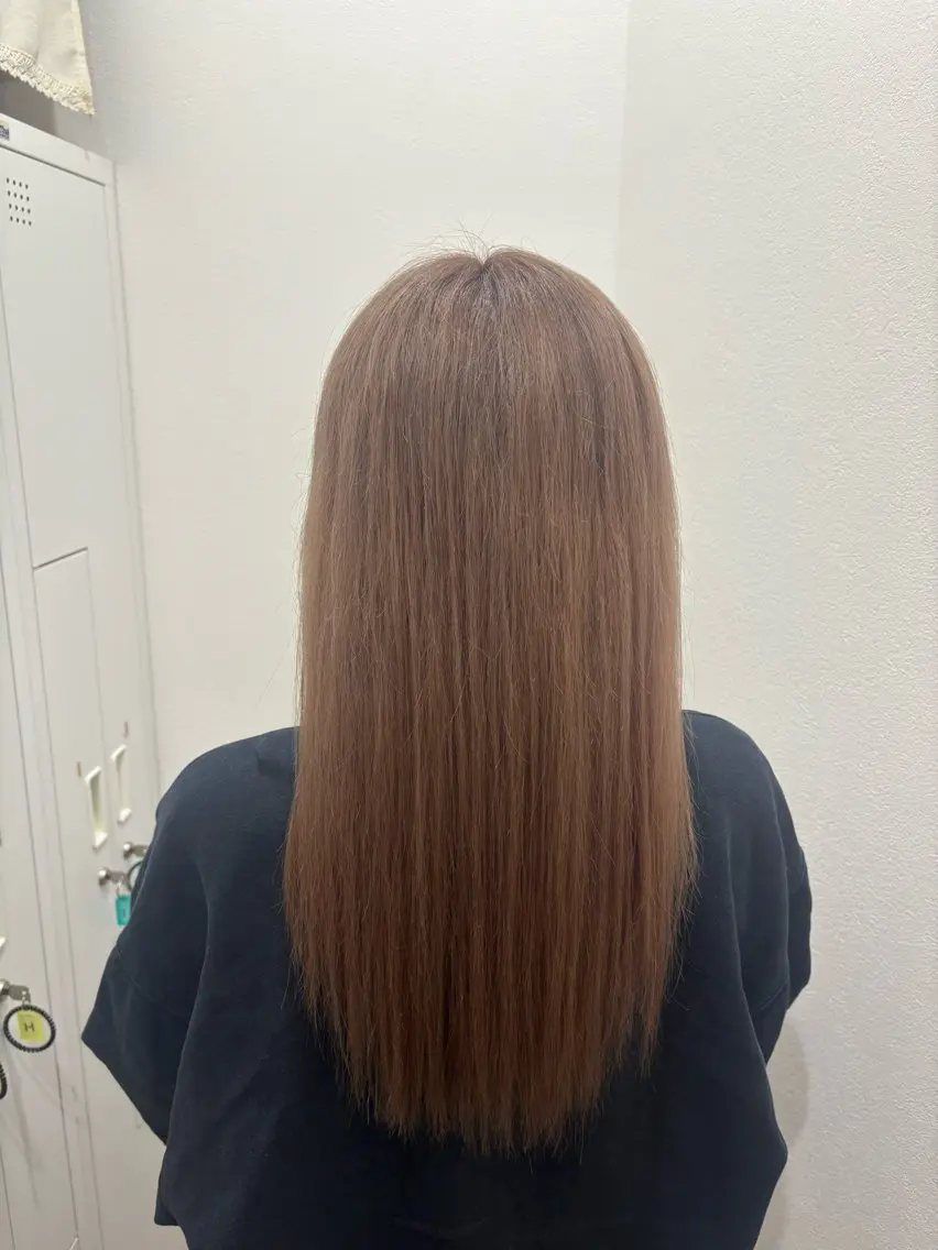 カラー オレンジ 塚本 結稀のヘアスタイル