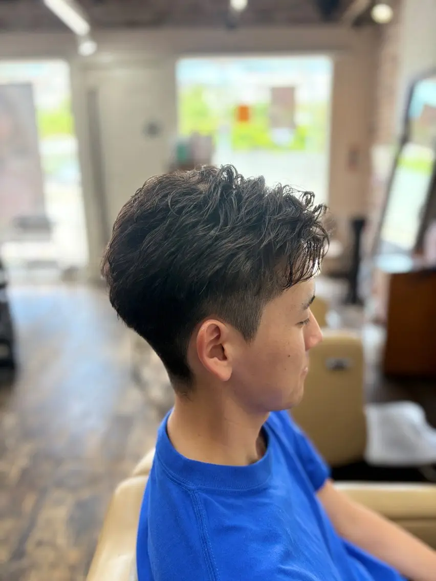 パーマ メンズ メンズパーマ 生駒のパーマ達人 FEELけんけんのヘアスタイル
