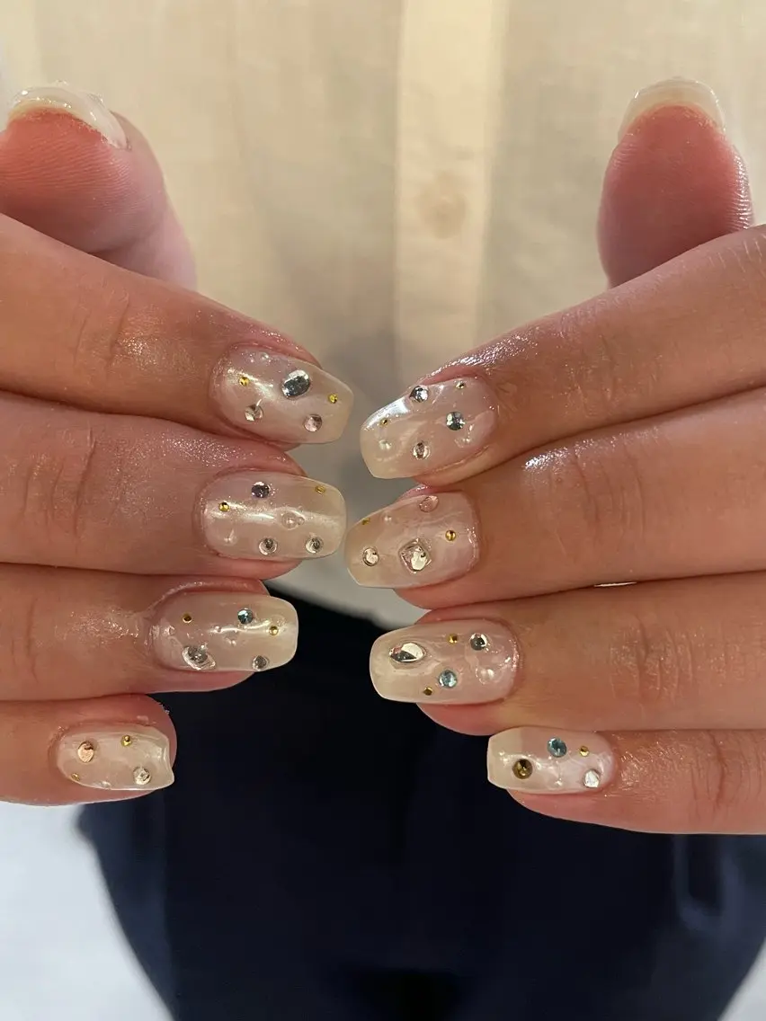ショート ハンドネイル LBnail.sae /おえかきネイルのネイルデザイン