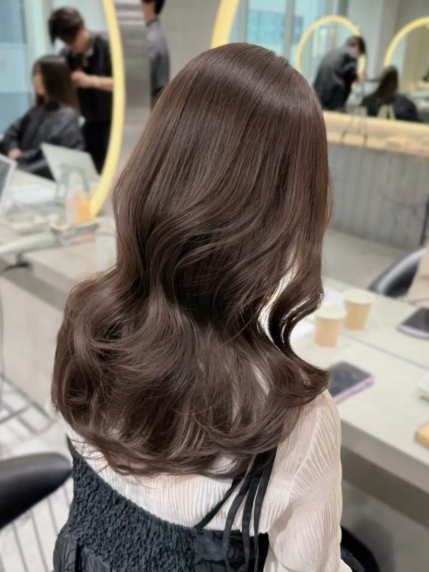 カラー ヘアカラー トリートメント ユナ hearts.店長のヘアスタイル
