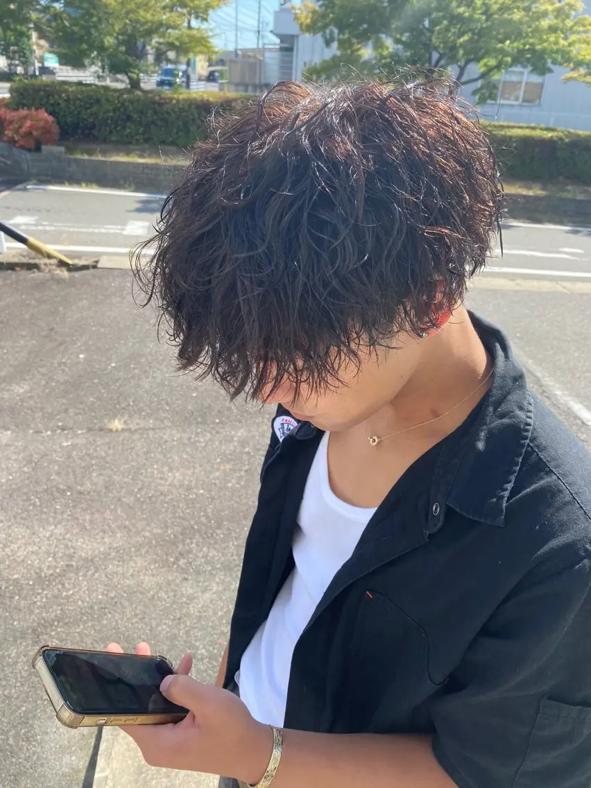 パーマ（ツイスト、スパイラル）可能の写真