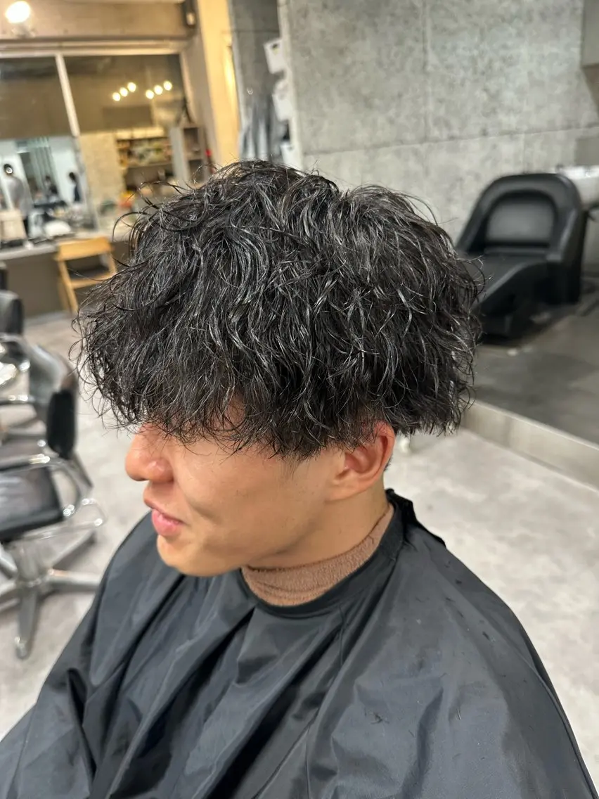 パーマ 【メンズパーマ】比嘉 啓人のヘアスタイル
