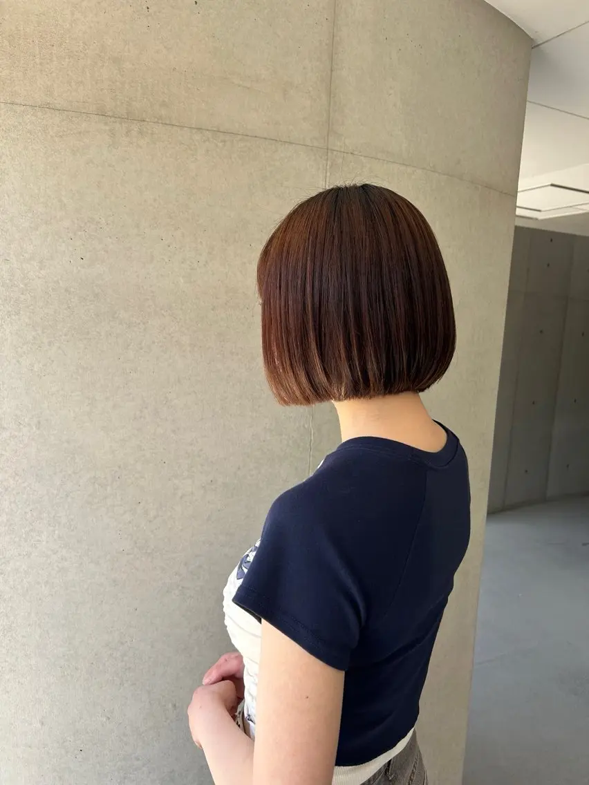 ショート ボブ カット トリートメント レナ🧸🤎 アメリシュシュのヘアスタイル