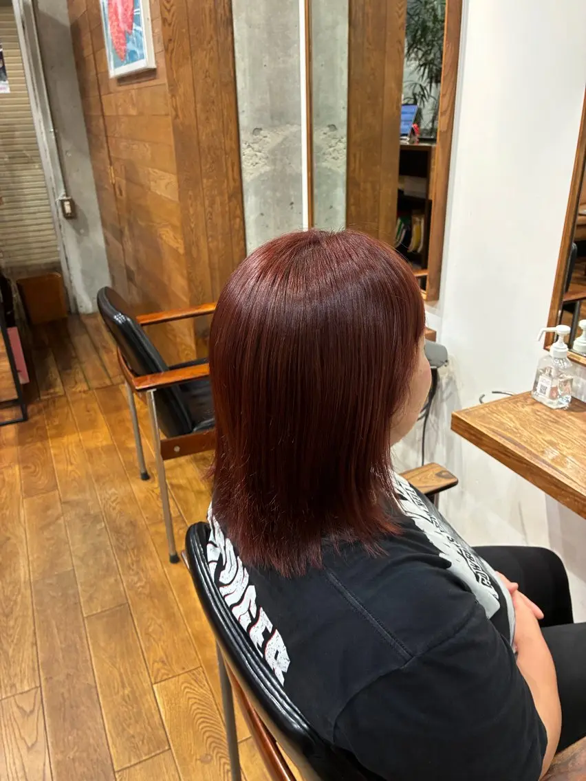 カラー ヘアカラー 【透明感カラー🪞】 高田愛斗のヘアスタイル