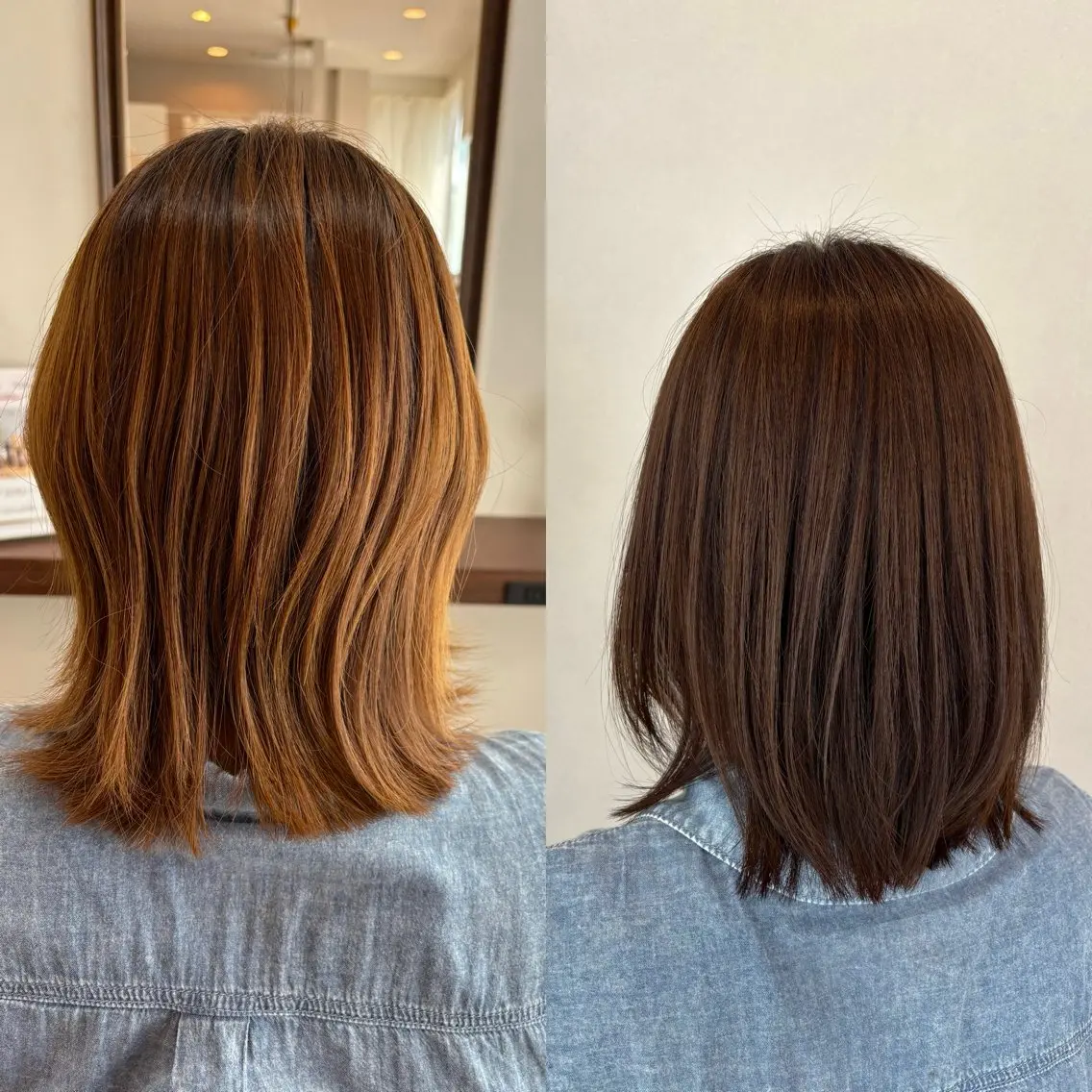 カラー 小村 悠花のヘアスタイル