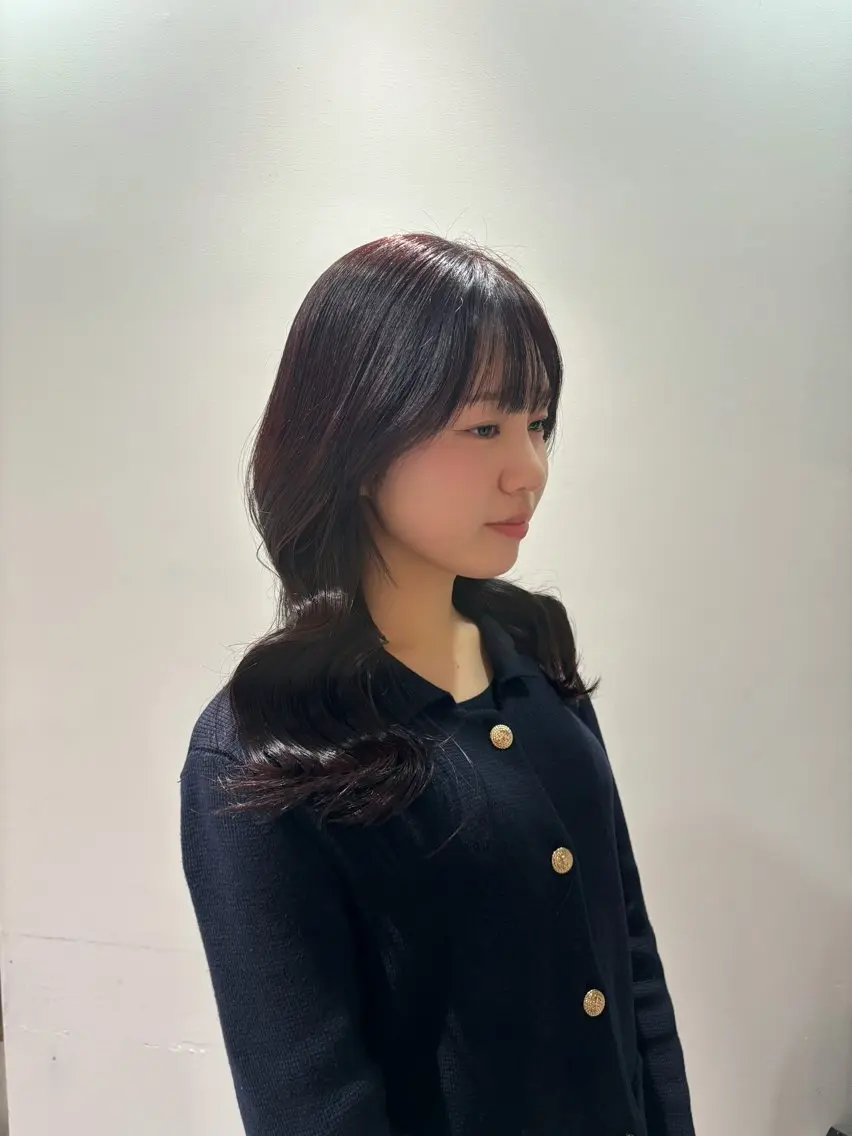 カラー ヘアカラー hair &eye あおいのヘアスタイル