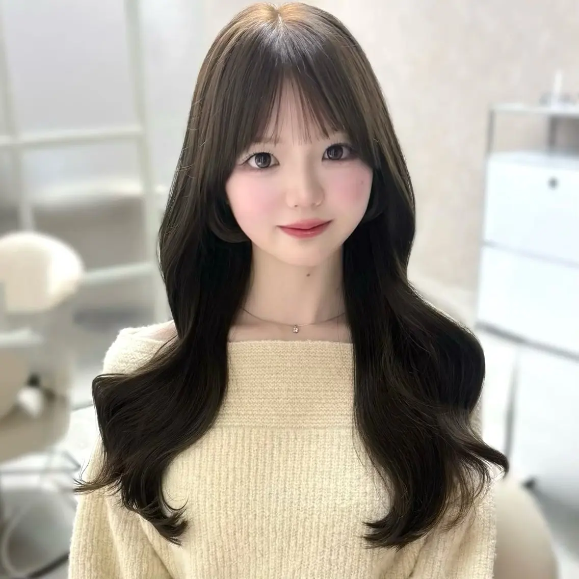 ロング AKIHO/矢場町 ／メンズカットモデルのヘアスタイル