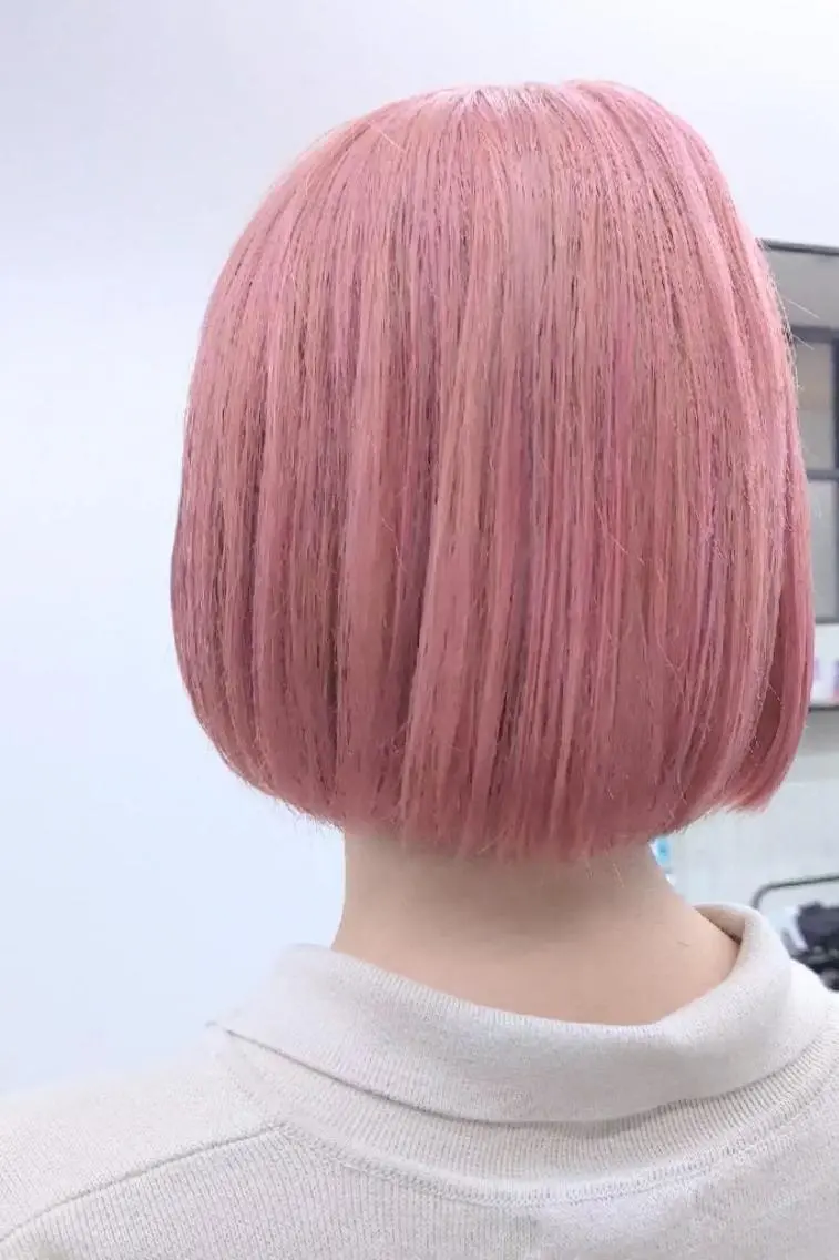 🌈1ブリーチ+1カラー🌈OLAPLEX✨ムラ修正追いブリーチ込 整えカット+アメイジアTRの写真