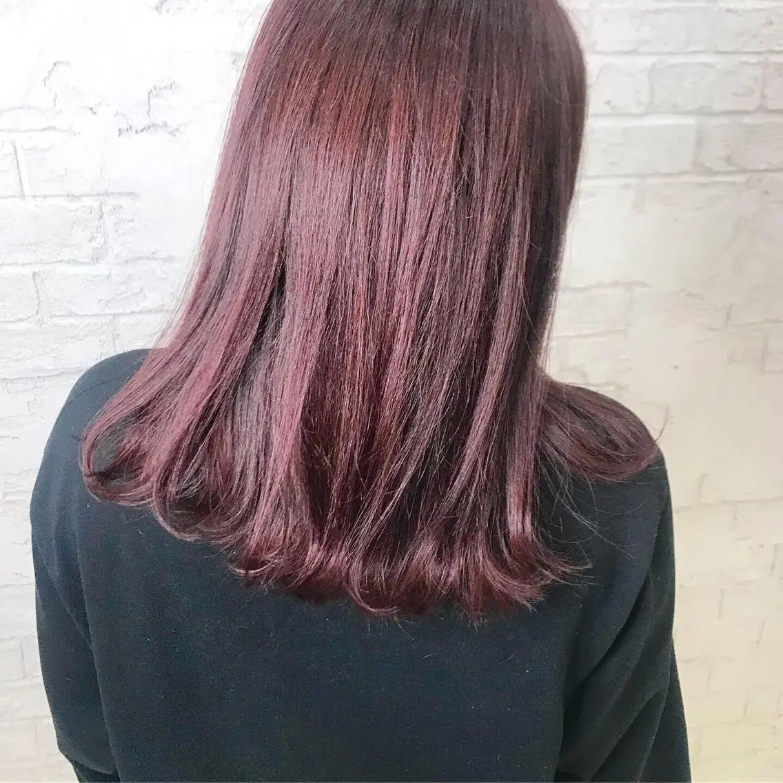 ロング カラー オリーブ/アッシュ やわらか透明感カラーのヘアスタイル