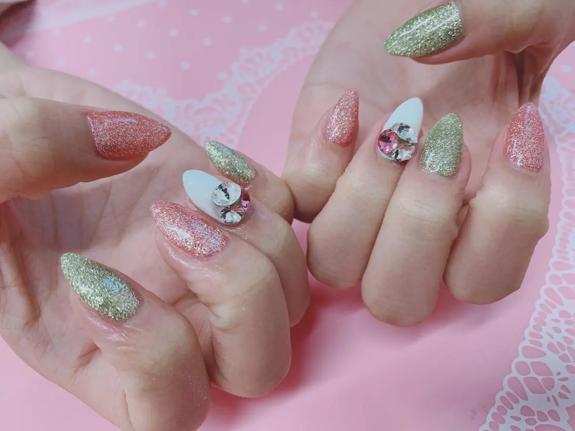 ネイル ストーンネイル ハンドネイル Embellir ♡鏡味のその他イメージ