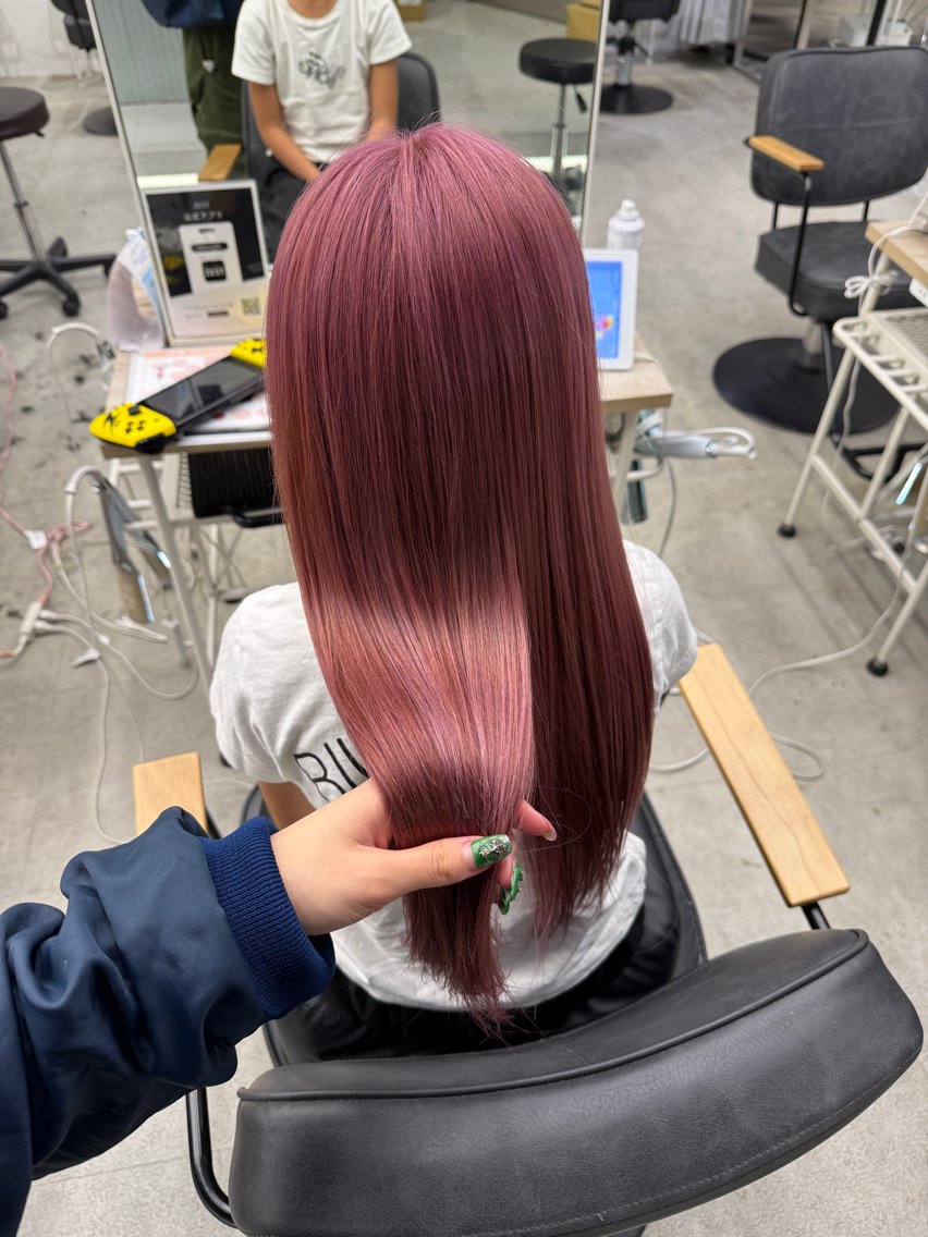 ロング ヘアカラー ハイトーン/レイヤー ARISA🐺⚡️のヘアスタイル