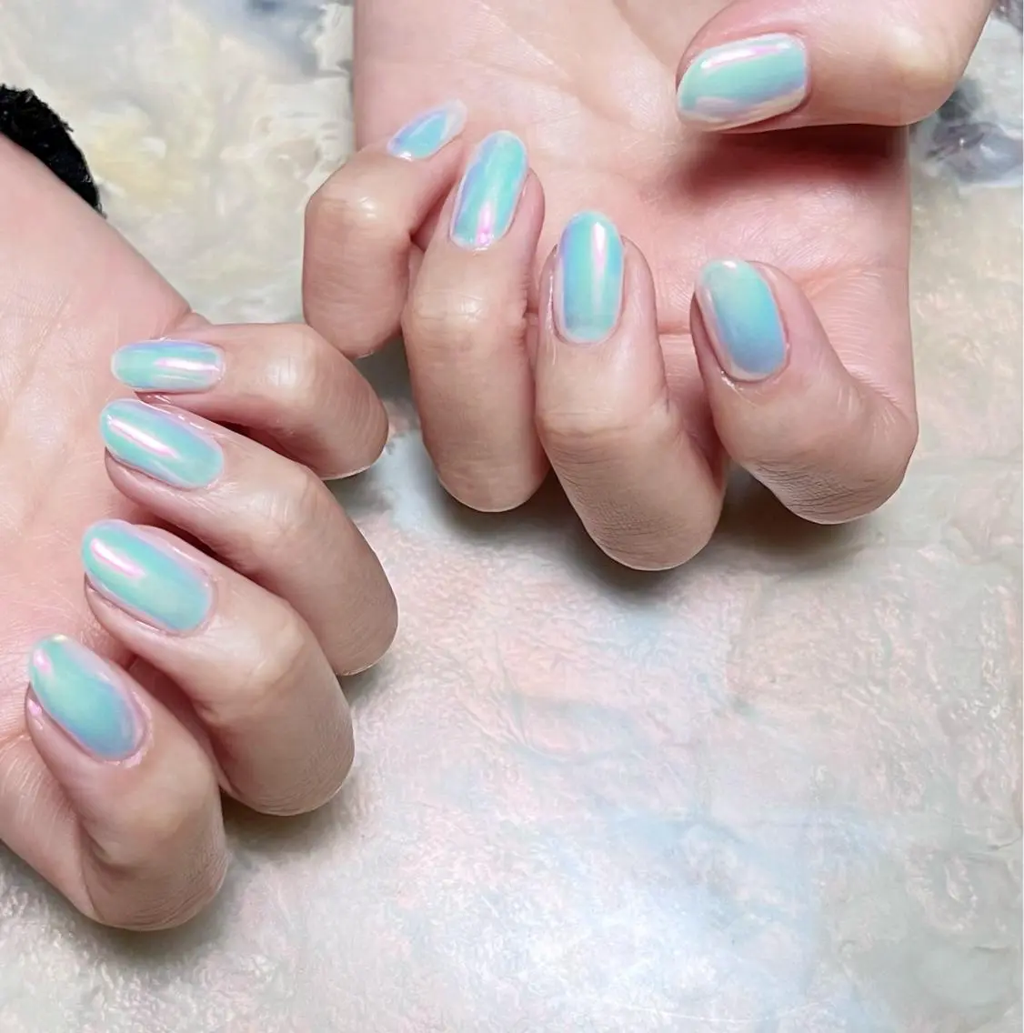 ネイル マグネットネイル ニュアンスネイル ショートネイル gemickle nailのネイルデザイン