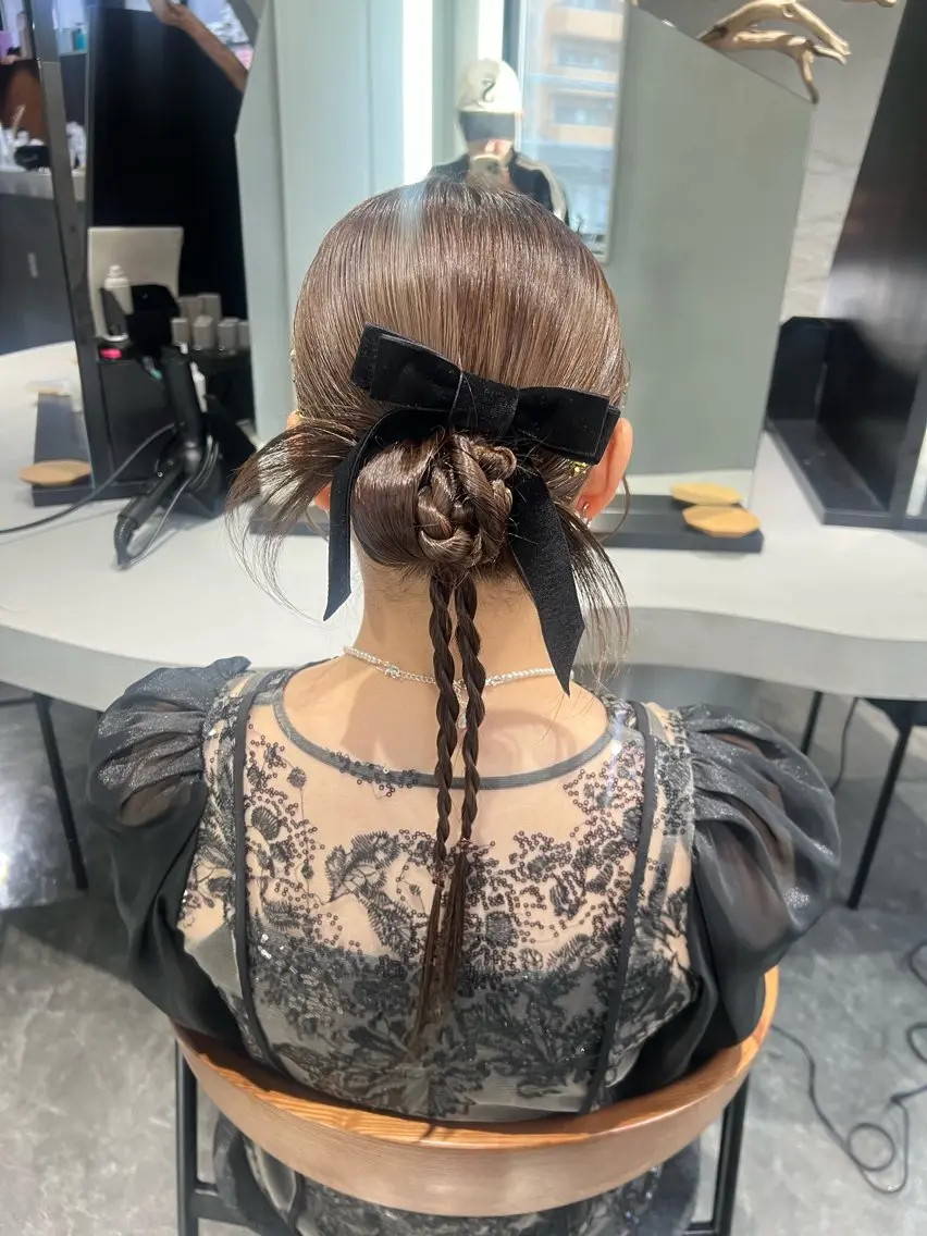 ヘアアレンジ 対馬 粘音のヘアスタイル