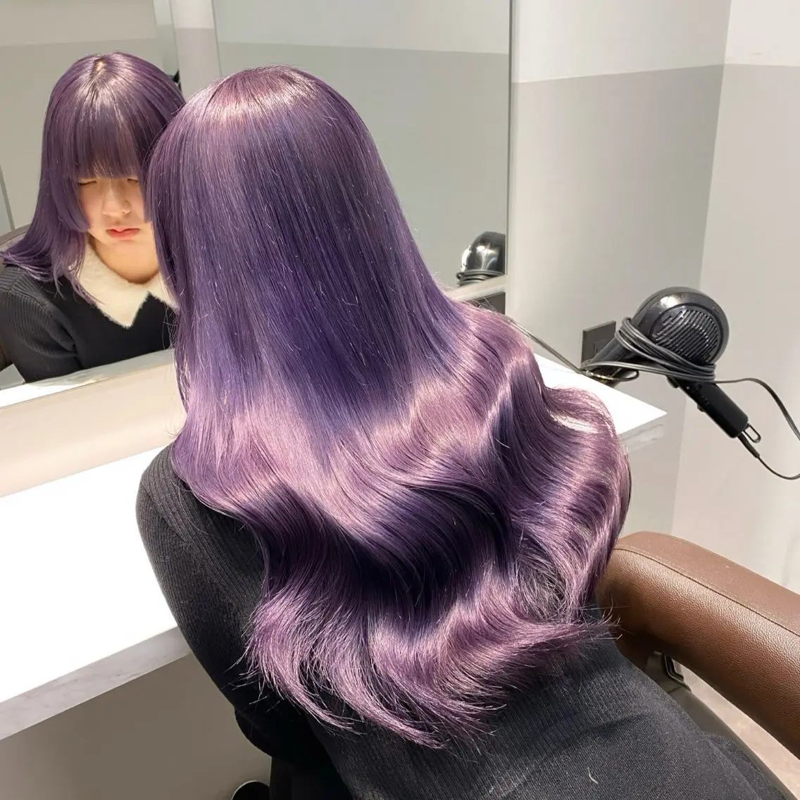 セミロング カラー ヘアアレンジ ヘアカラー トリートメント ブリーチの髪様 MASATOのヘアスタイル