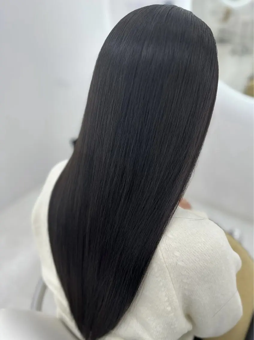 ロング ミン MINのヘアスタイル