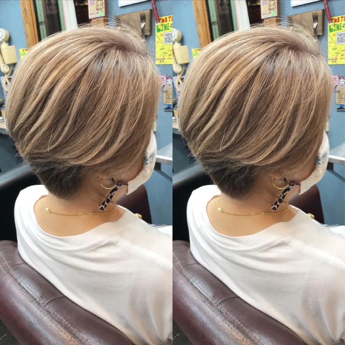 ショート カラー 美魔女 美容師NAOのヘアスタイル