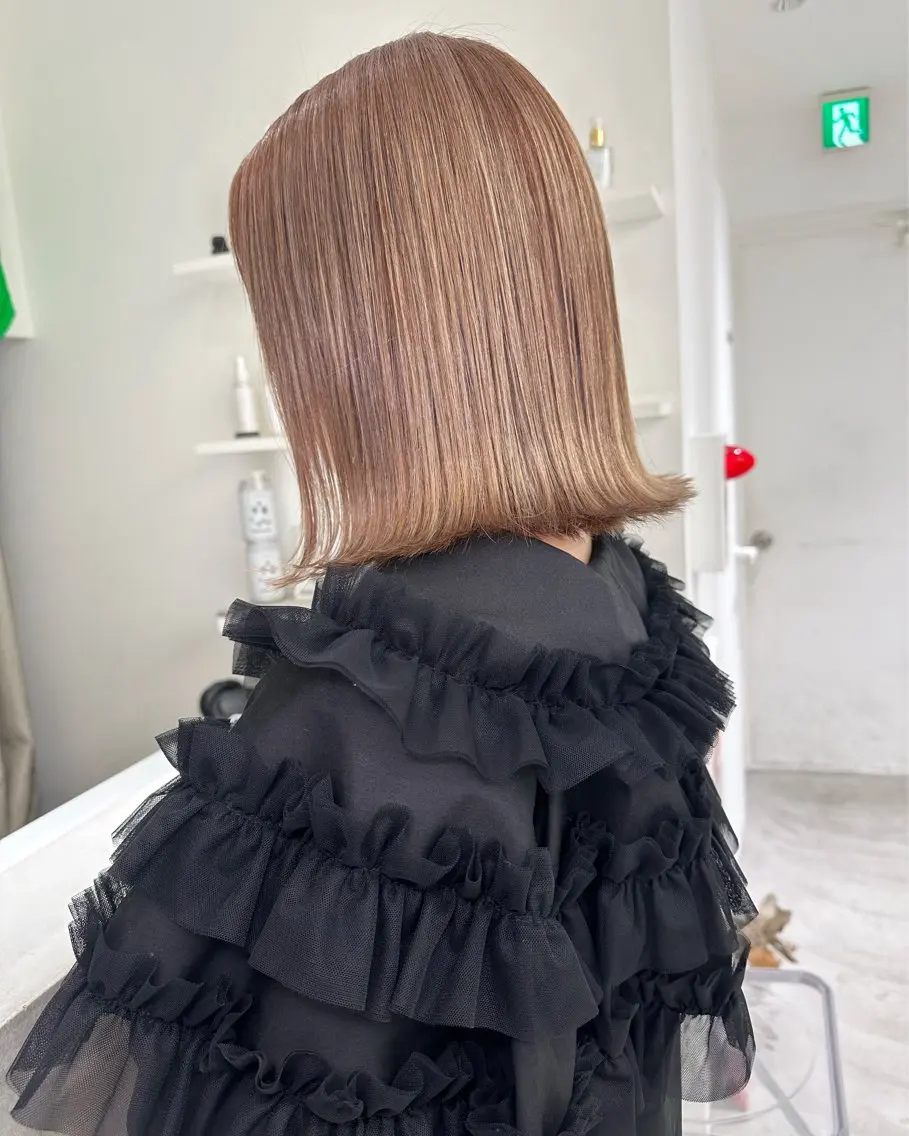 カラー カット ヘアカラー トリートメント okumura makiのヘアスタイル