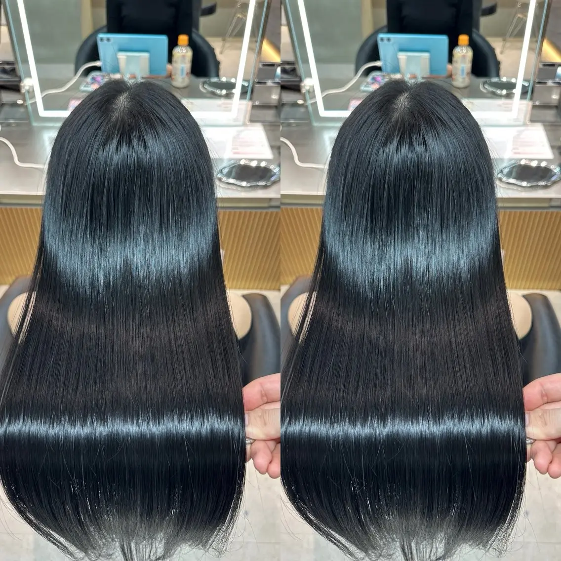 ロング ヘアカラー トリートメント ✨髪質改善特化✨副 店長椎葉信乃介のヘアスタイル