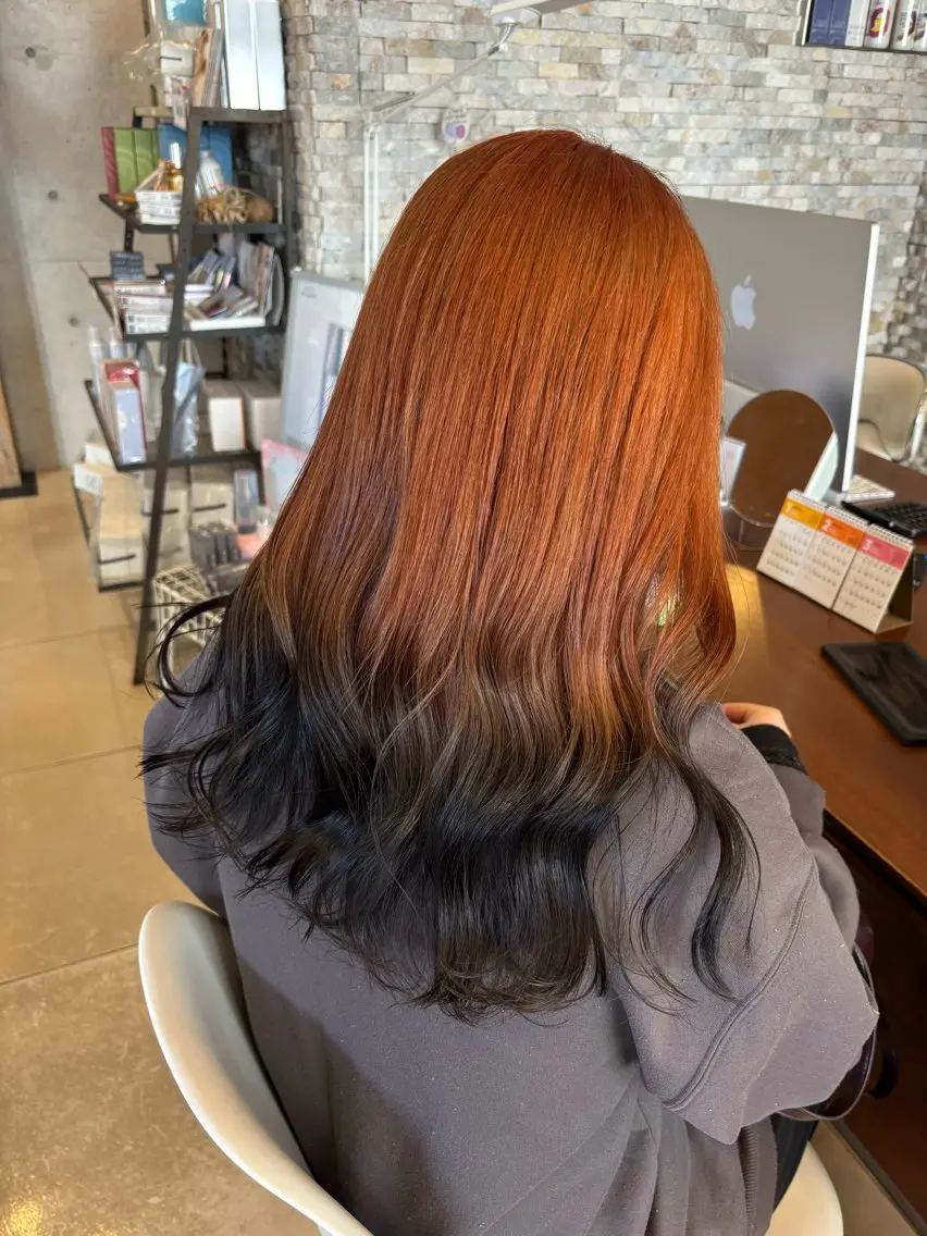 ロング 心美/ブリーチなし 透明感カラーのヘアスタイル