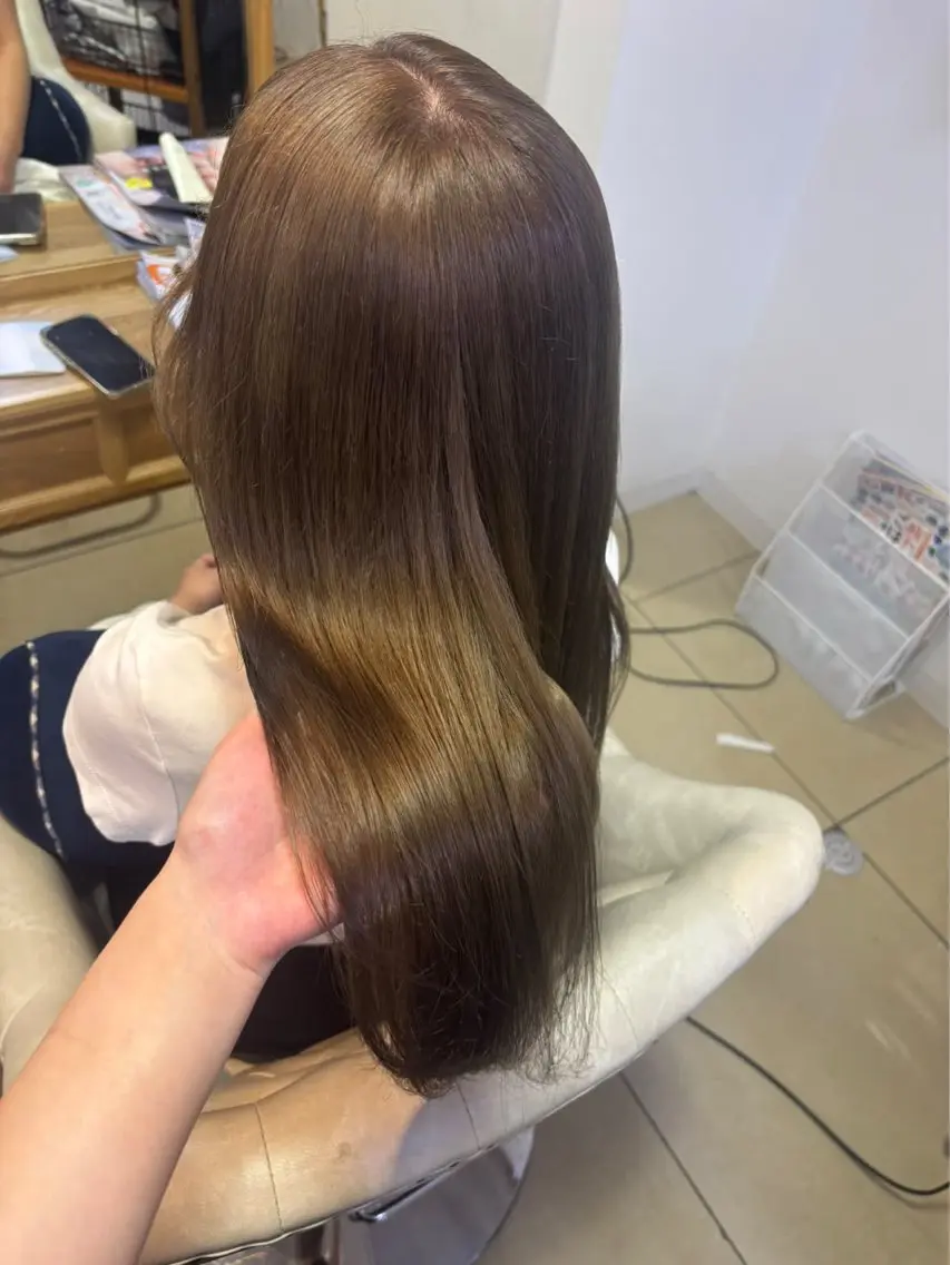ロング トリートメント ヘアカラー eMu🫧 〜𝑴𝒊𝒖〜のヘアスタイル
