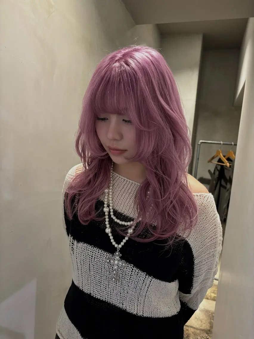 ロング maeda nonohaのヘアスタイル