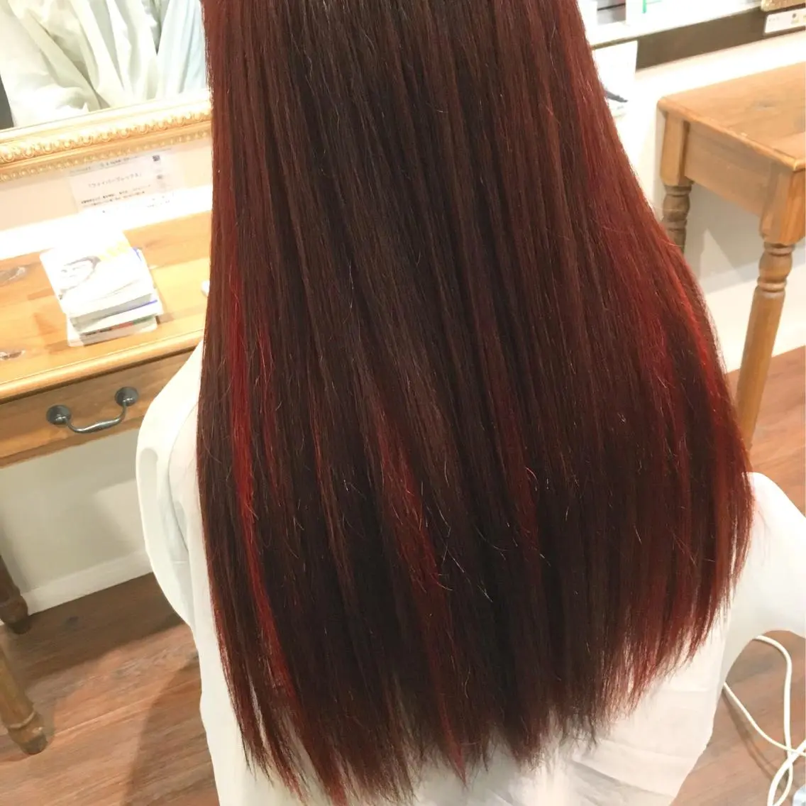 ロング カラー ヘアアレンジ ハイライトカラー ハイライト 柔らか垢抜けｶﾗｰと ｶｯﾄ🫧ASUKAのヘアスタイル