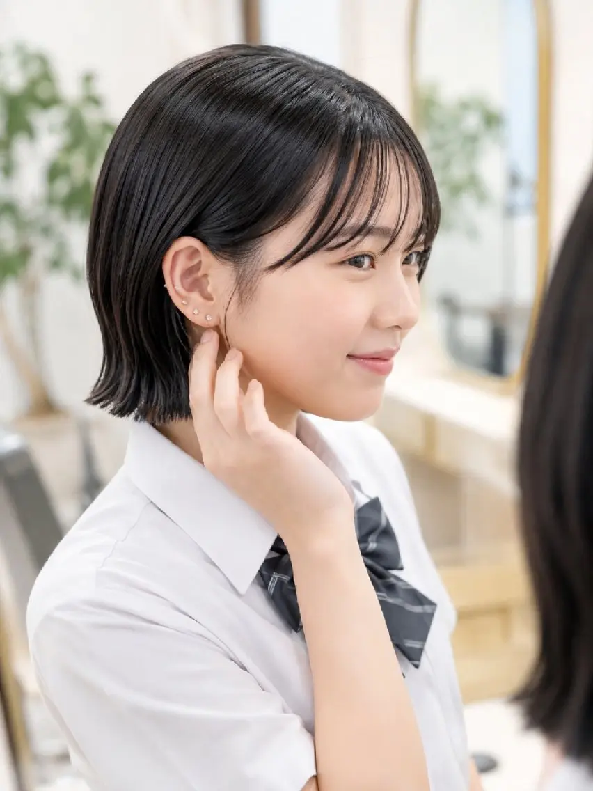 ミディアム 【リノアガーデン】 中浦のヘアスタイル