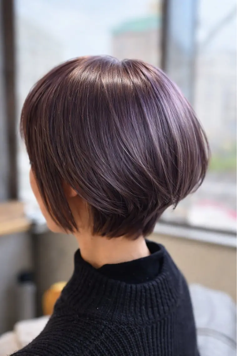 ショート カラー ヘアカラー トリートメント 白鳥 正孝のヘアスタイル