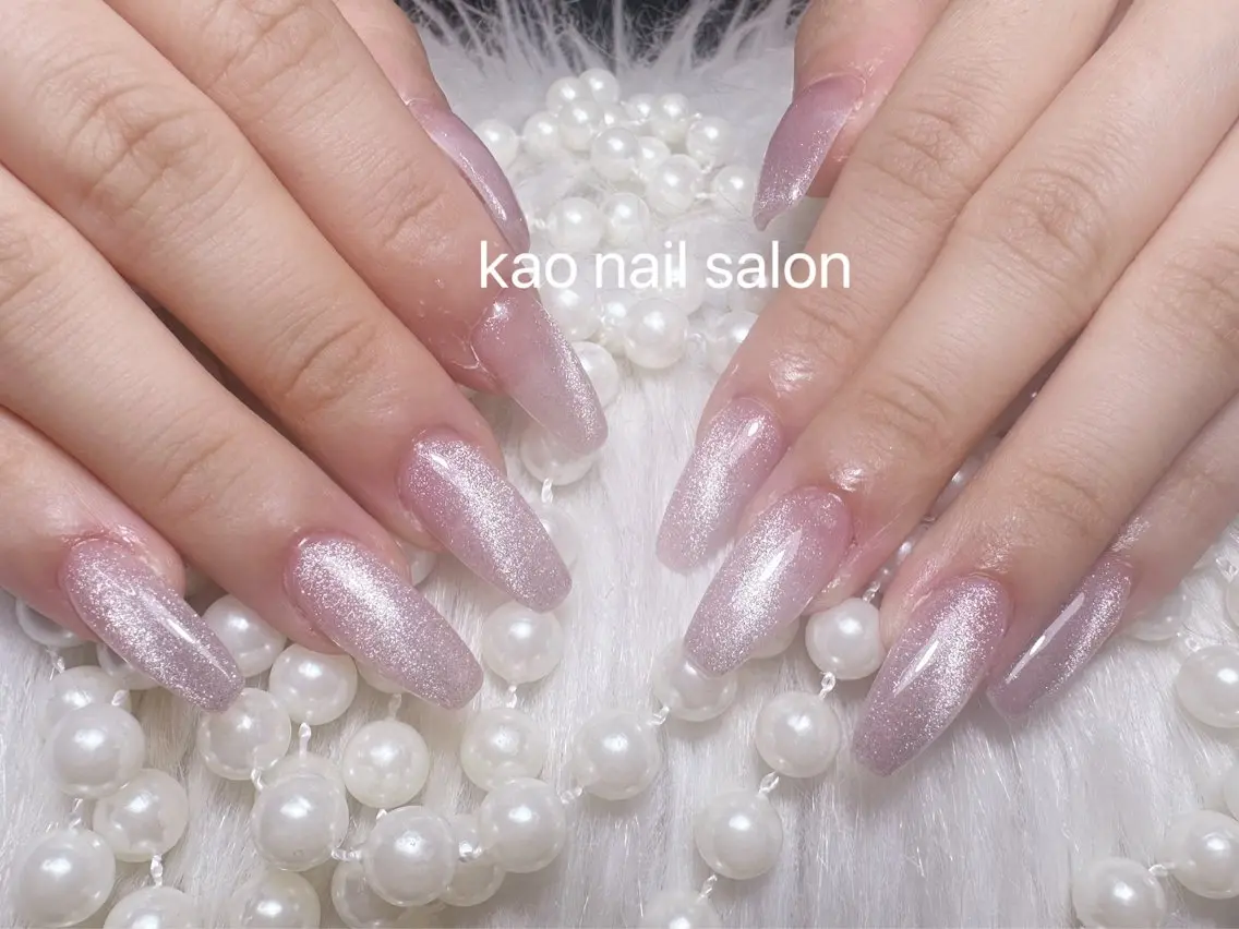 ネイル ハンドネイル kao nail マグネット/長さだしのネイルデザイン